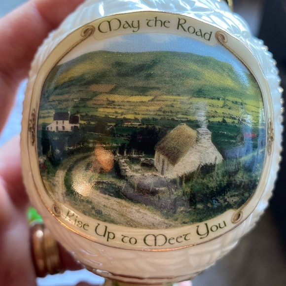 Irish Blessing Christmas Ornament BRADFORD 1999 by Edmund Sullivan Porcelain - Picture 7 of 7